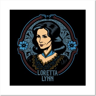 Loretta Lynn / Retro Style Country Fan Design Posters and Art